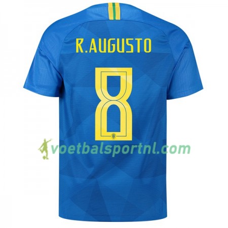 Brazilië R.Augusto 8 Uit Shirt WK voetbal 2018